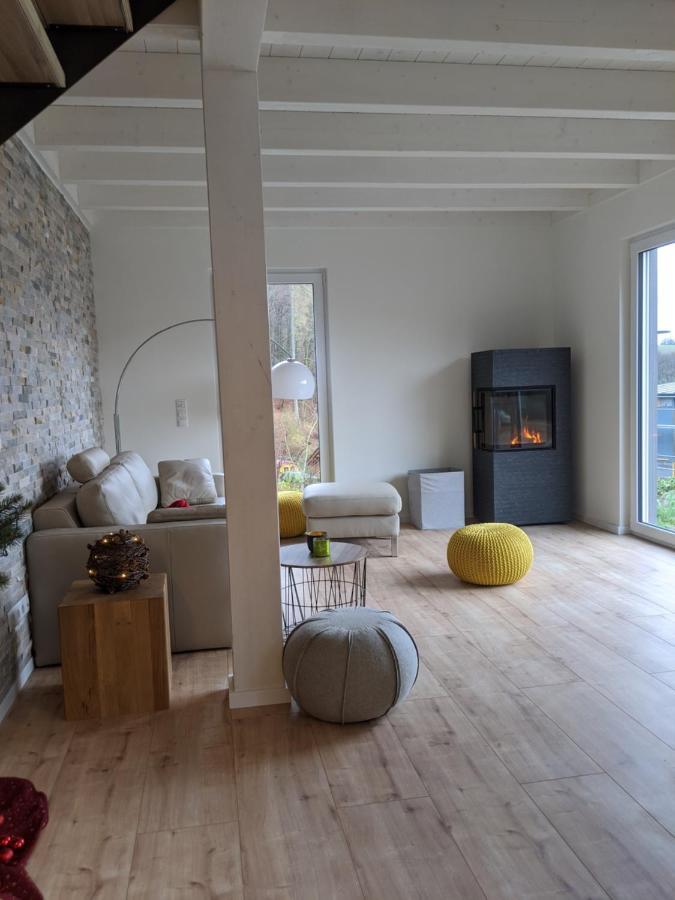 Ferienhaus Schieferterrasse - Waldsee Rieden - Bagian luar foto